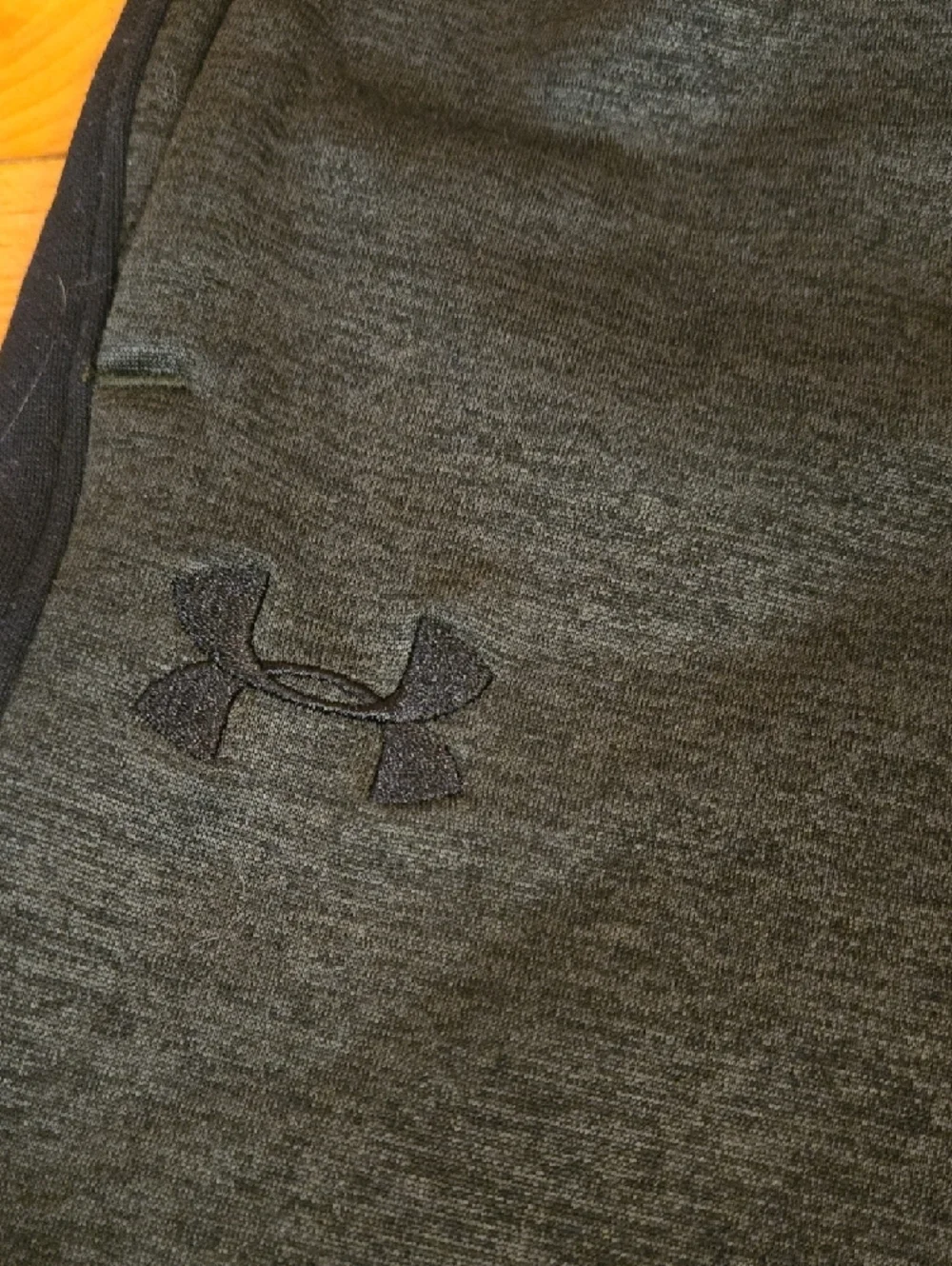 Under Armour Charcoal Gray Joggers with Black Side Panels - Picture 2 of 7